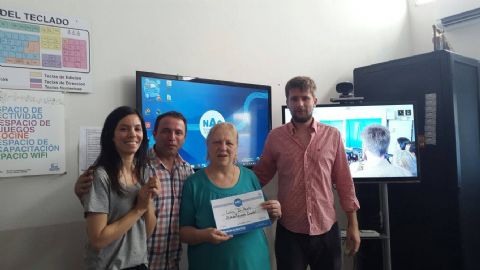 Finalizaron los cursos de informática para adultos mayores en el NAC