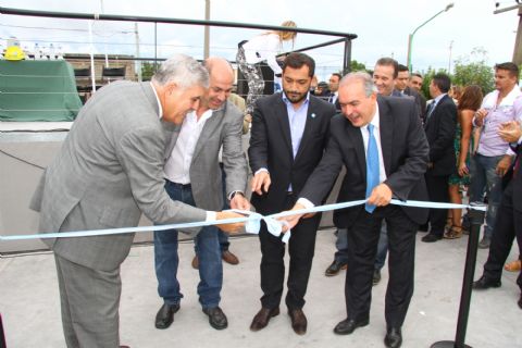 Secco y De Vido inauguraron la pista de BMX en Ensenada