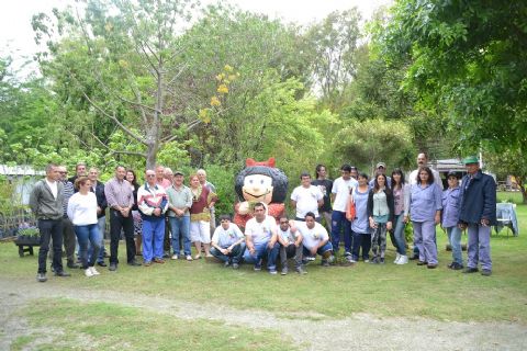 Inauguración de esculturas en el Vivero Municipal
