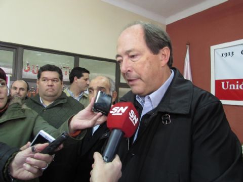Ernesto Sanz visitó la ciudad y brindó su apoyo a Nedela