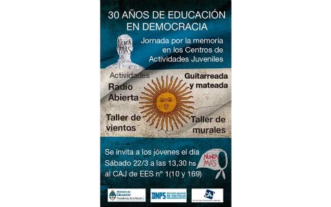 Diversas actividades en el marco del aniversario del golpe cívico-militar