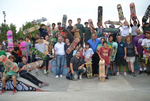 Slezack inauguró el Skatepark de Berisso