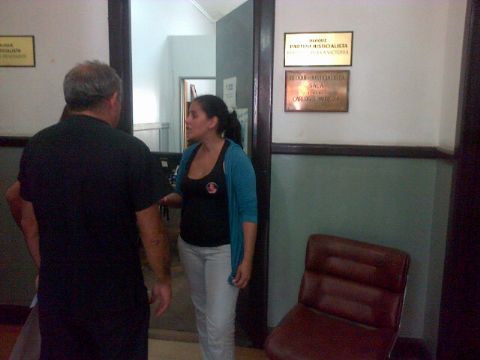Baban dialogó con los concejales del FpV y con el ministro Collia sobre la Dirección del Larrain