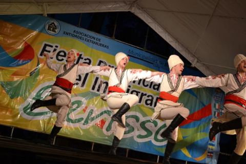 Es la hora de los festivales en la Fiesta Provincial del Inmigrante