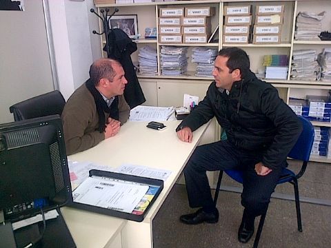 Roberto Alonso recibió a su jefe político en la ANSeS