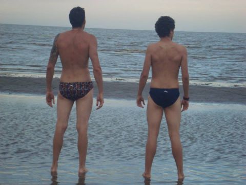 Dueto berissense concretará el cruce a nado del Río de la Plata