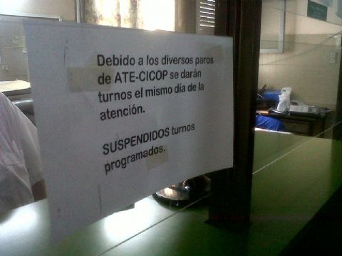 Tres días de paro de la CICOP reclamando mejora salarial