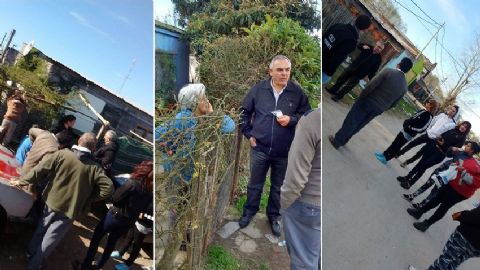 Celi realizó una caminata por el asentamiento del Barrio Obrero