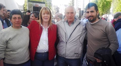 Casellas y Topich con Margarita Stolbizer