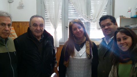 Nedela y Amiel visitaron la Escuela Nº 9 y atendieron necesidades básicas del establecimiento