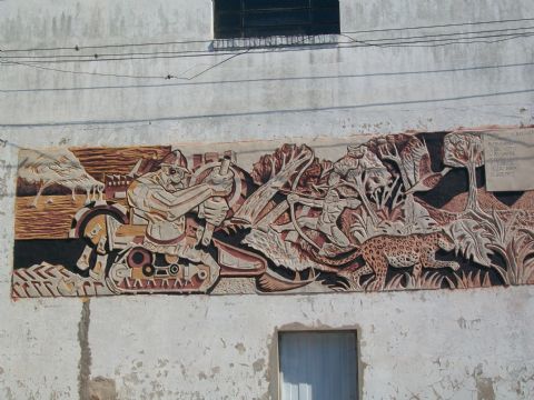 Un nuevo mural en relieve se suma al patrimonio cultural berissense