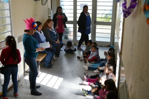 Se realizó la maratón de lectura en la Unidad Sanitaria Nº 35