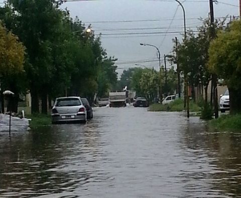 Son 40 los vecinos que debieron abandonar sus domicilios producto de las intensas lluvias