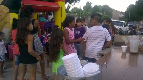 Los Reyes Magos pasaron por el barrio Solidaridad
