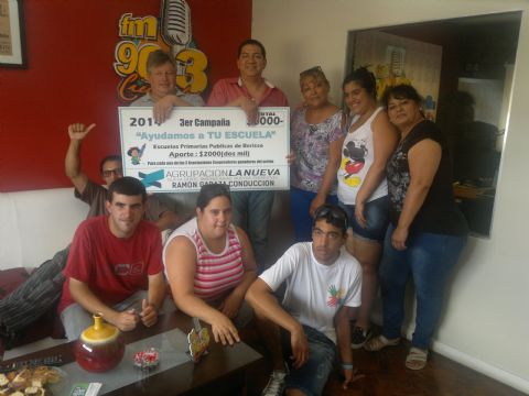 Garaza realizó un aporte económico para la “titánica” tarea de la Asociación Amigos del Corazón