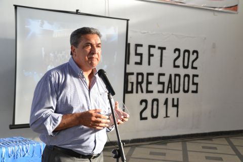 El intendente participó del cierre del ciclo lectivo del Instituto de Formación Técnica Nº 202