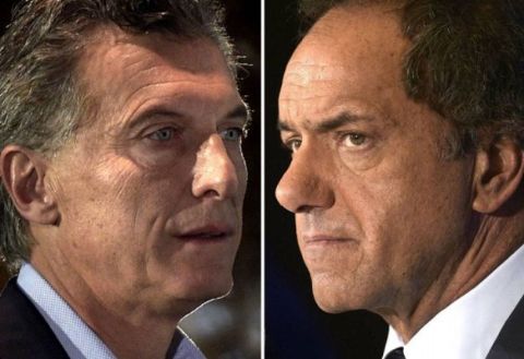 Este domingo se elige entre Scioli o Macri