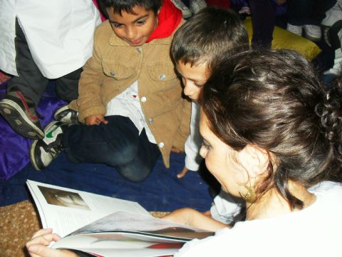 La biblioteca viajera estuvo en la EPN° 9