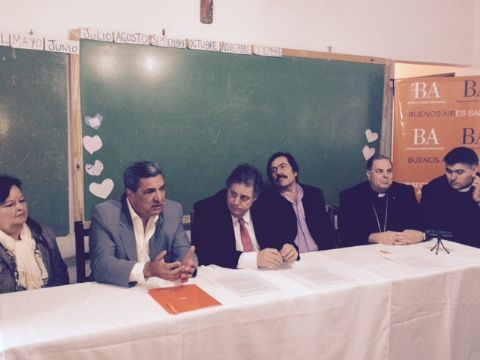Convenio con Provincia en el marco de la reinauguración del Hogar San José