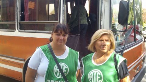 ATE Berisso movilizó a la Gobernación