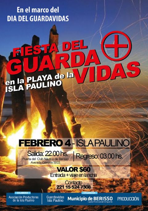 Se viene la primera edición de la “Fiesta del Guardavidas”