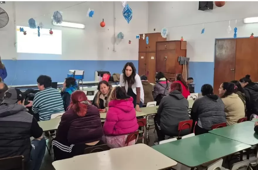 La actividad estuvo orientada a promover la construcción y el sostenimiento de redes de apoyo entre las familias.