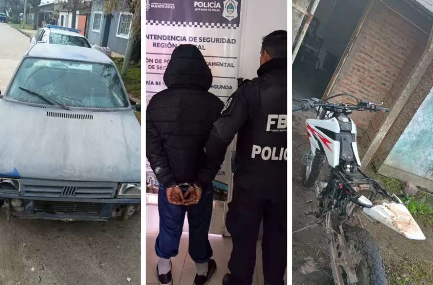 Se aprehendió a un sospechoso y se recuperaron los dos vehículos.