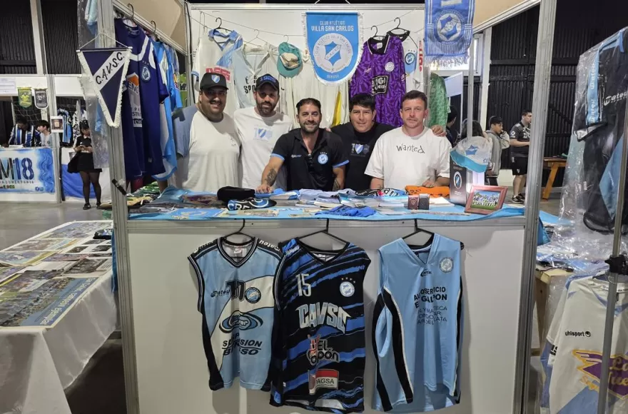 La delegación villera.