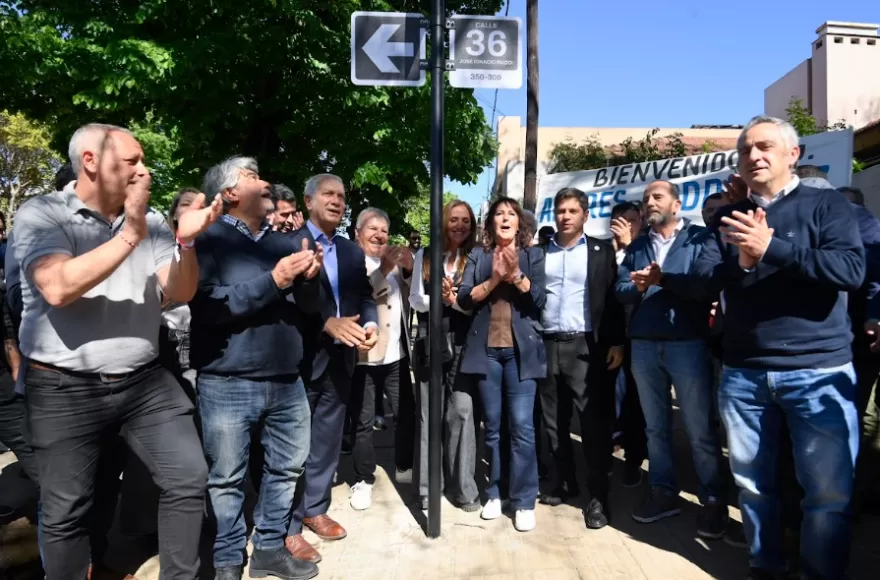 Se realizó el cambio de nomenclatura del tramo de la calle 36 -entre 2 y 3- que pasó a denominarse “José Ignacio Rucci”.