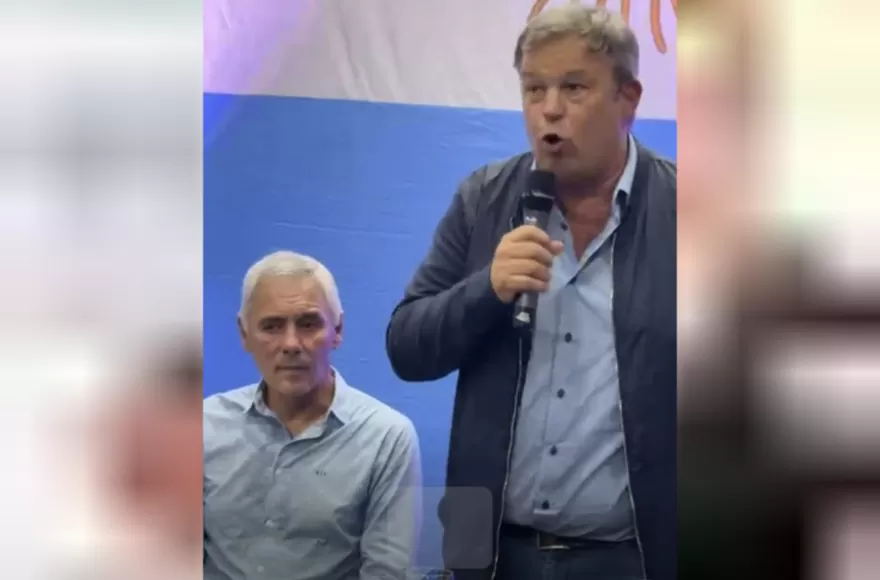 Cascallares acompañó a Cagliardi en la asuncisón de un nuevo mandato al frente del PJ local.