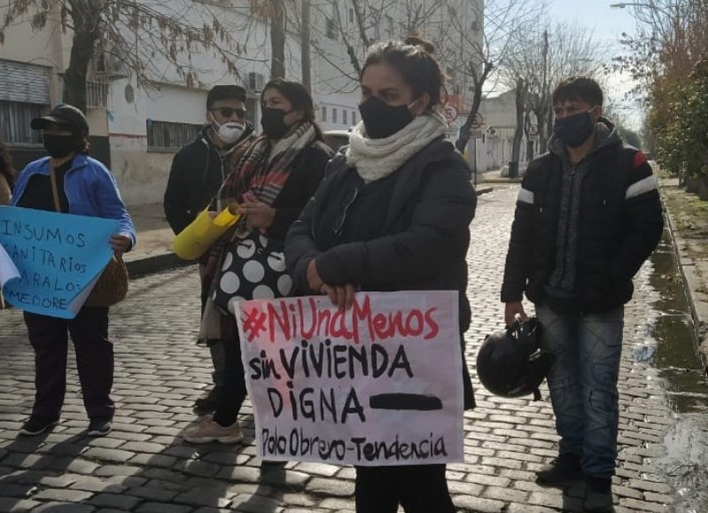 Manifestación en la jornada del miércoles.