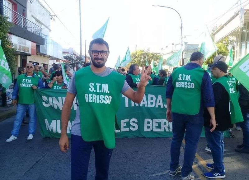 Santiago D'Elía, secretario de Prensa del STMB.