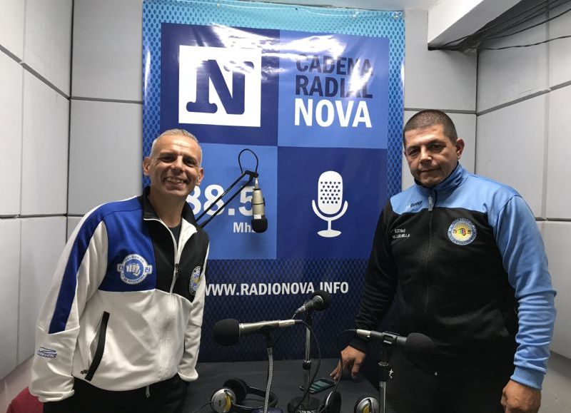 Aníbal Fernández y Luis Milla, en el aire de BerissoCiudad en Radio.