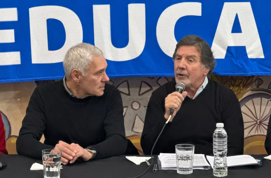 Fabián Cagliardi y Alberto Sileoni.