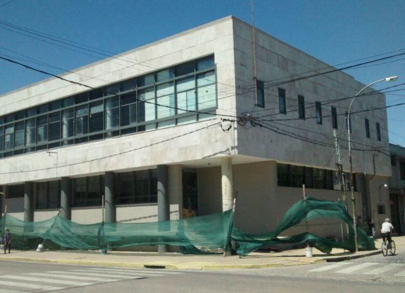 Foto de archivo, mientras remodelaban el edificio