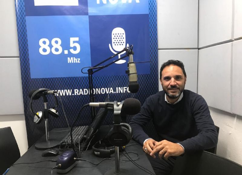 El concejal Mincarelli en el aire de BerissoCiudad en Radio.