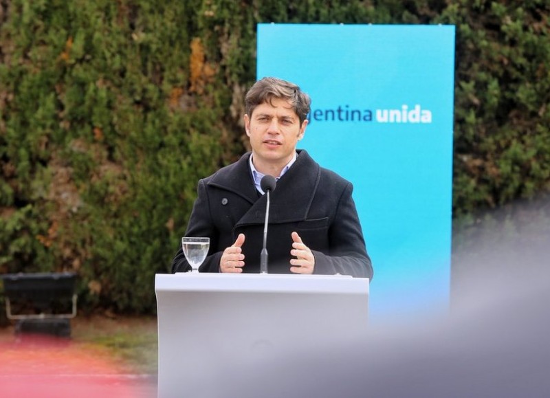 Axel Kicillof, gobernador bonaerense.