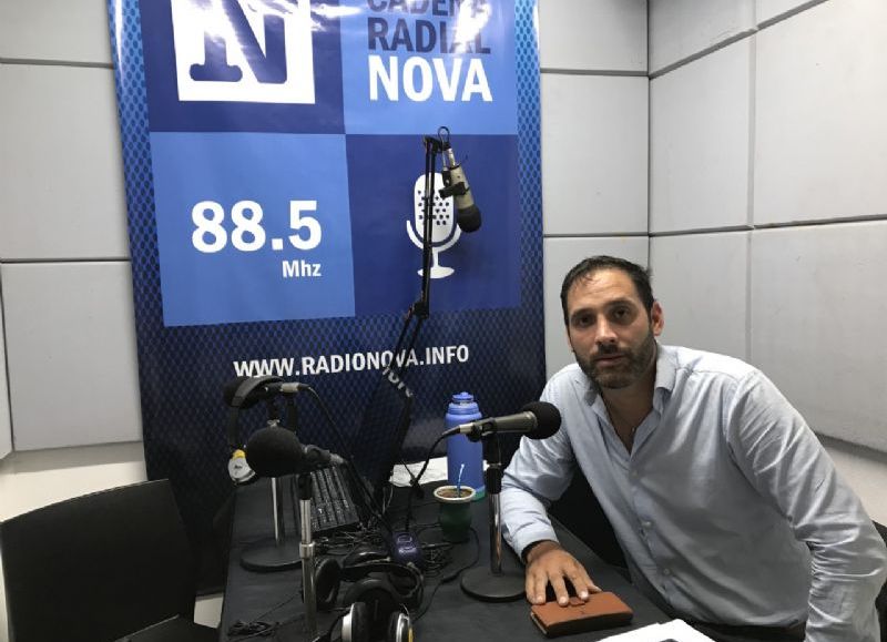 El consejero Quillén Córdoba en el aire de BerissoCiudad en Radio.