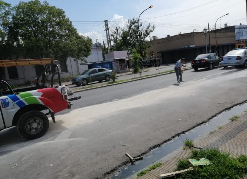 Debió intervenir la guardia de Defensa Civil.