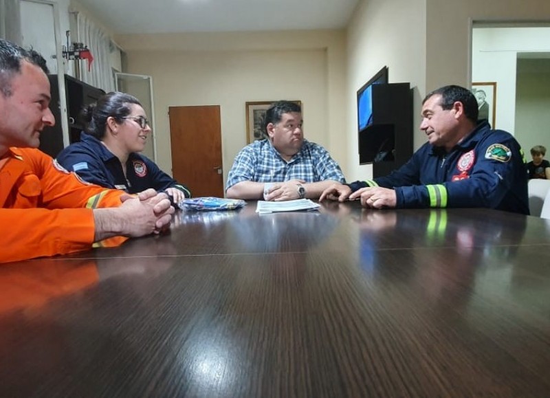 En la previa del viaje.