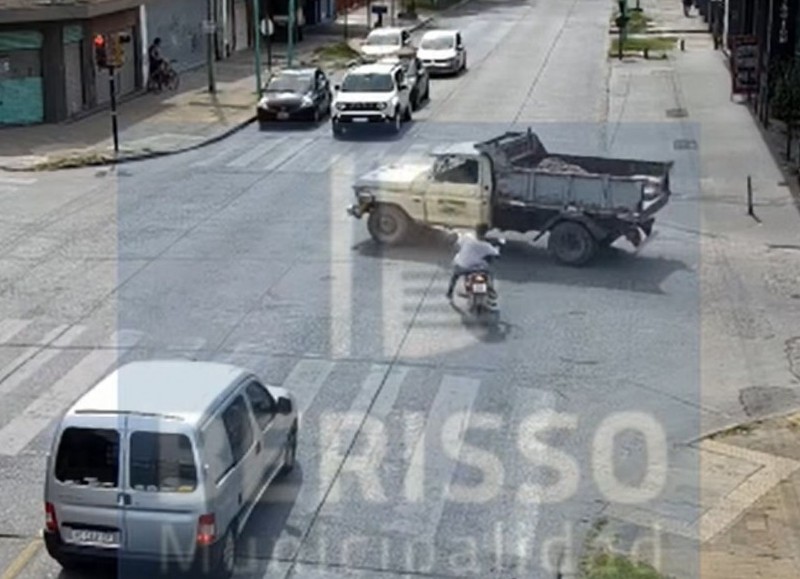 El instante previo a la colisión.