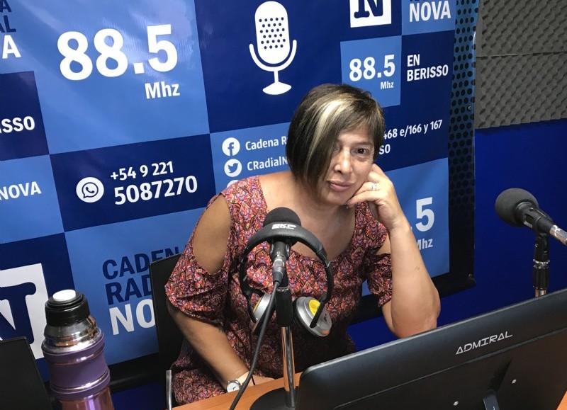 La titular de PRODEA, en el aire de BerissoCiudad en Radio.