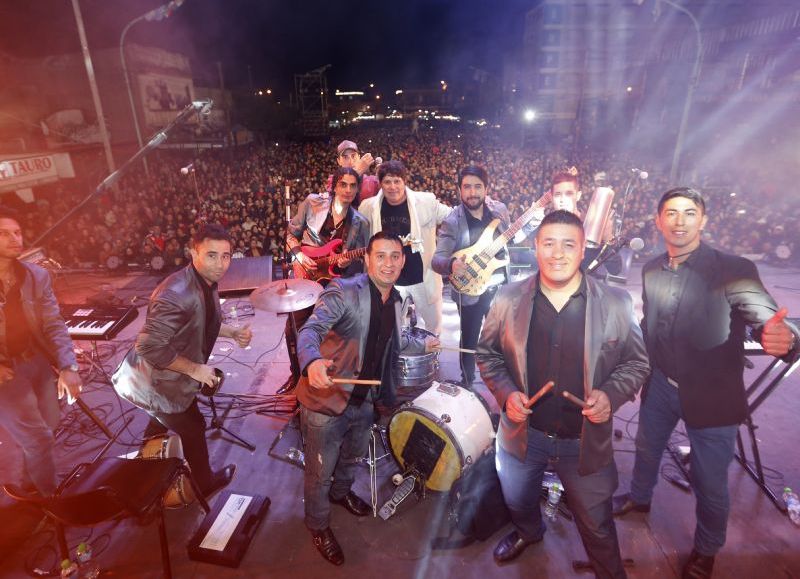 Daniel Cardozo y su banda.