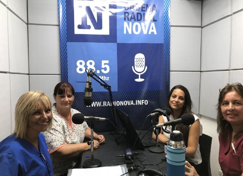 Entrevistadas en Cadena Radial NOVA.