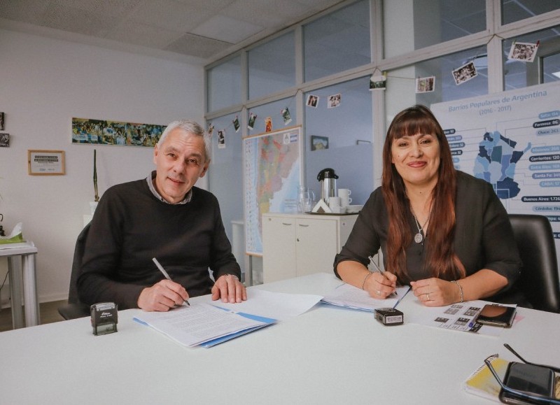 Fabián Cagliardi y Fernanda Miño.