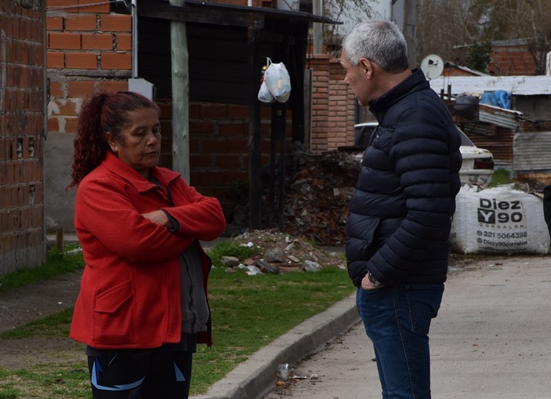 El intendente fue de la partida.