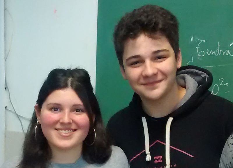 Merlina (presidenta) y Franco (tesorero).