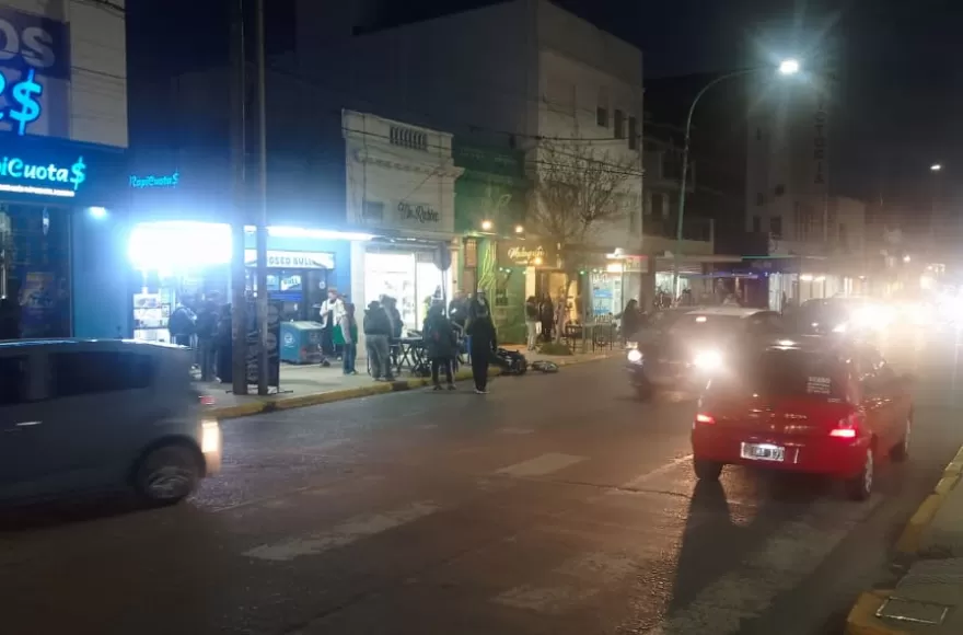 El choque fue en Montevideo y 13.