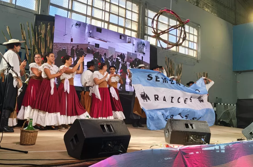 El Ballet Sembrano Raíces fue parte de la Fiesta del Vino.