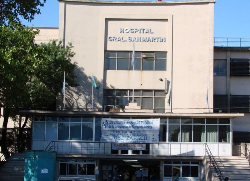 Estuvo internado en el Hospital San Martín.